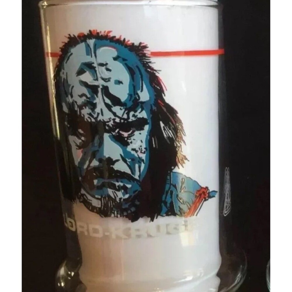 STAR TREK III SEARCH FOR SPOCK Lord-Kruge Movie Glass Mug Tumbler-Taco Bell 1984